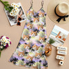 Custom Cat Photo Tropical Summer Pattern Cami Maxi Dress HO82 902398