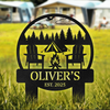 Custom Name On Camping Garden Stake TH10 894225