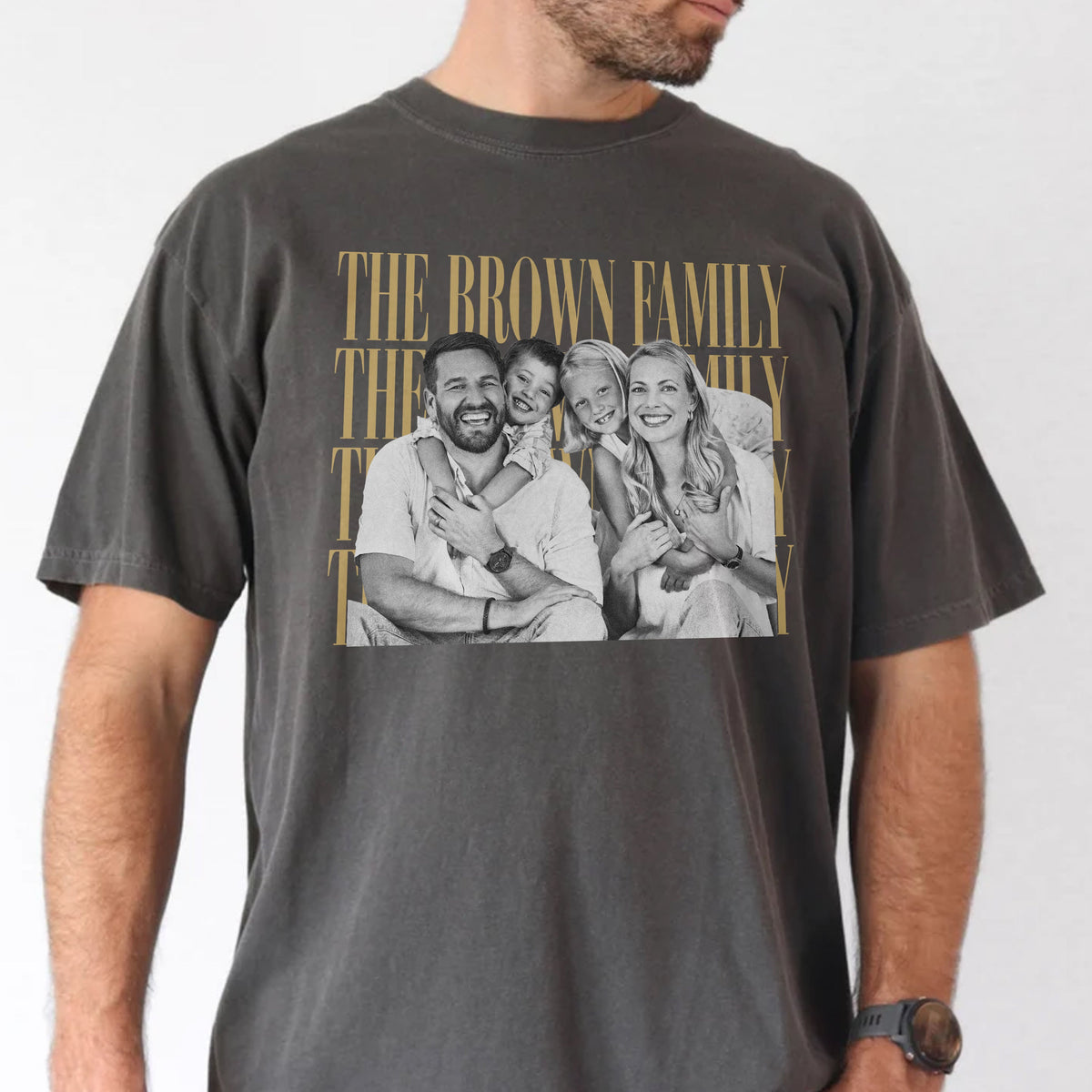 Custom Family Photo Comfort Shirt Family Celebration Gift TH10 170073
