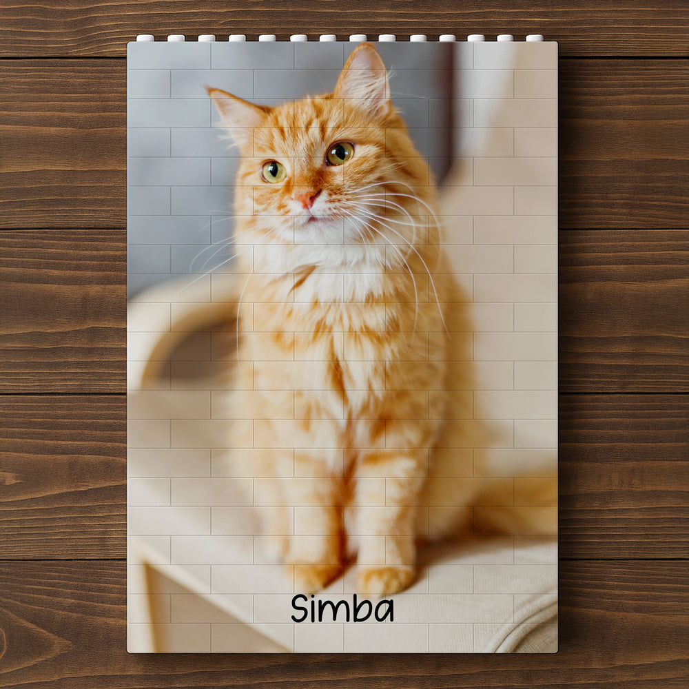 Custom Dog Cat Photo Rectangle Building Brick Blocks Gift For Dog Cat Lovers HA75 892514