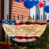 Custom Family Name We The People America 250 Non-Pleated Fan Flag TH10 898895
