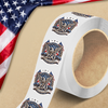 USA 250th Anniversary, 1776-2026 America 250 Emblem Semiquincentennial Roll Sticker HA75 920354