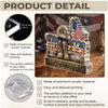 Personalized 250 Years Of Freedom 1776–2026 Acrylic Block Plaque - Veteran Gift, Patriotic Military Memorial Decor HO82 901854