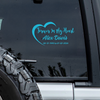 Forever In My Heart Personalized Memorial Car Window Decal Sticker HA75 920002