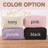 Personalized Name Embroidered Corduroy Cosmetic Bag, Bridesmaid Gifts, Bachelorette Party Gifts HO82 900522