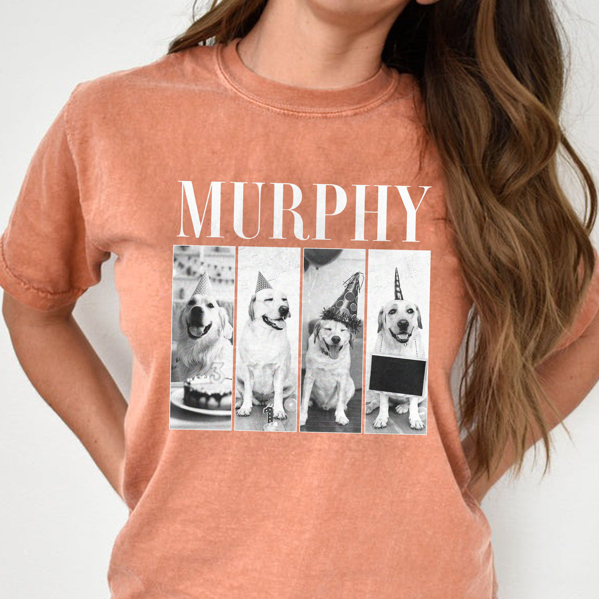 Custom Dog Photo Bootleg Comfort Color Shirt Gift For Dog Lovers CH07 899376