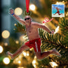 Custom Funny Photo Christmas Acrylic Ornament Christmas Gift HA75 897828