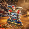 Personalized America 250th Anniversary Patriot Eagle Acrylic Block Plaque - Patriotic Memorial Decor HO82 901904
