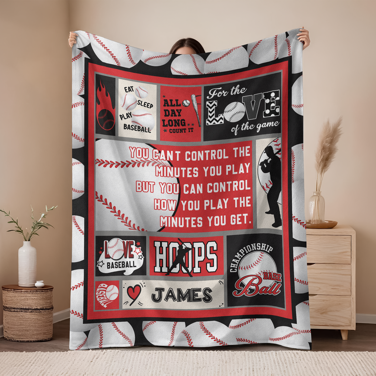 Personalized Name Basketball For The Sport-Loving Blanket LM32 895685