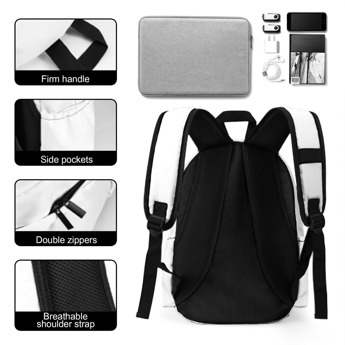 Custom Kid Photo Racing Into Adventure Personalized Backpack HA75 921606