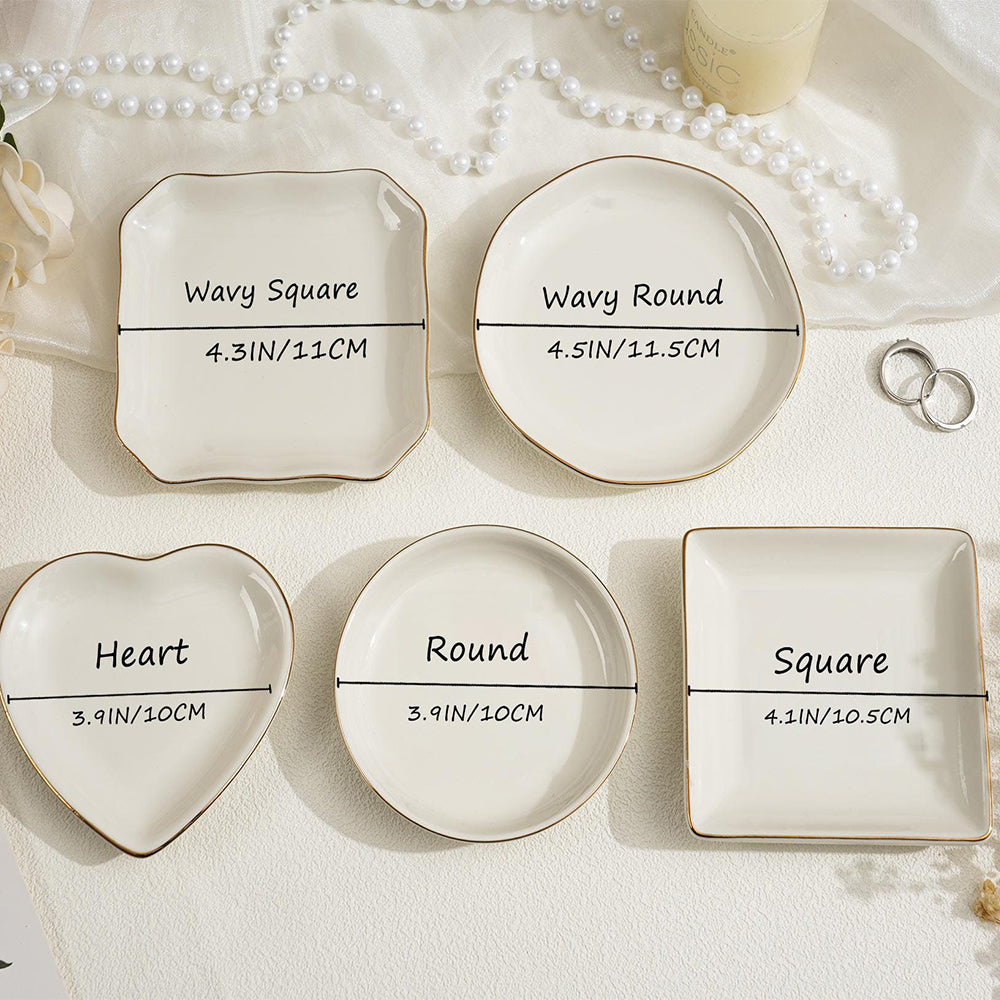 Personalised Bestie Photo Trinket Dish: Custom Jewelry Ring Dish, Trinket Tray for Best Friend, Bestie LM32 899265