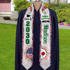 Personalized Country Flag Class of 2026 Graduation Stoles LM32 897969