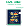 Custom Family Name 250 Years Of Independence Patriotic Mailbox Cover HA75 898814