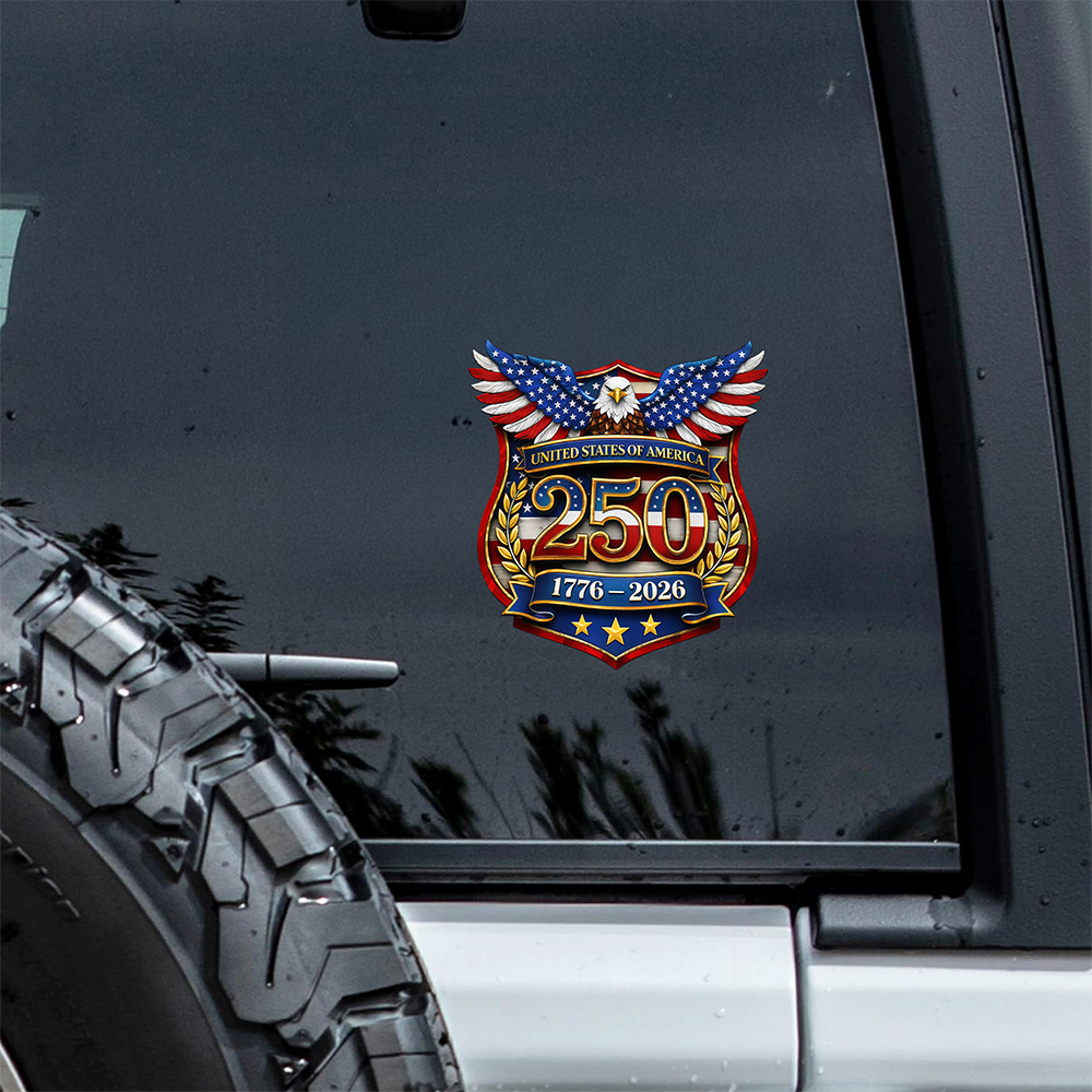 250th Anniversary of USA Car Window Decal Sticker CH07 911086
