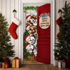 Personalized Santa Dog No Need To Knock Christmas Decoration Door Cover LM32 895659