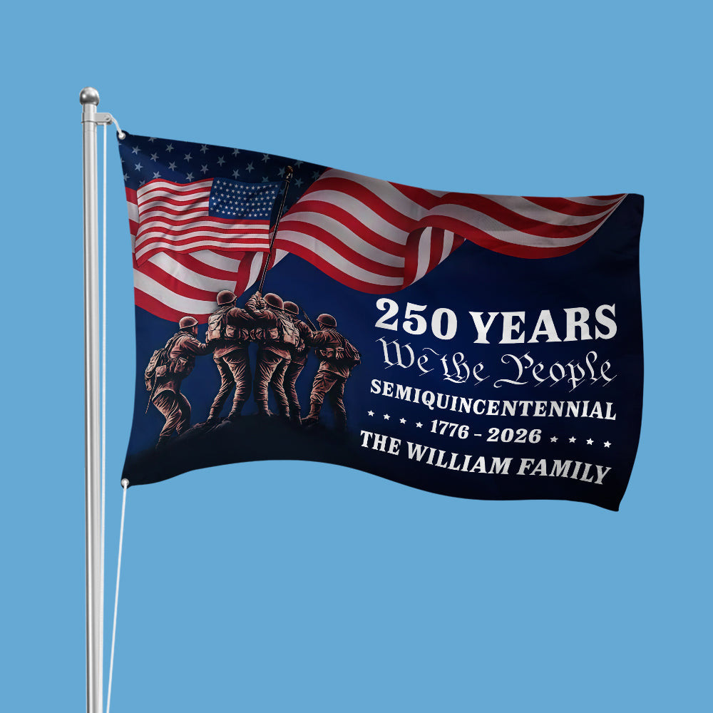 American Flag 250 Years Anniversary United States Semiquincentennial Double-Sided Flag HA75 897966