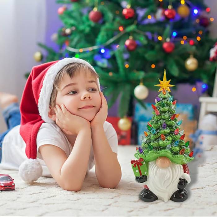 Holiday Lighted Christmas Gnome Tree Best Gift For Family HO82 894892