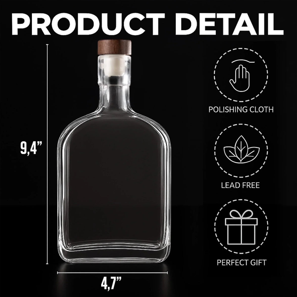 Custom Whiskey Bottle For Dad, To Dad From The Reasons You Drink, Father's Day Gift 177041