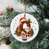 Custom Alphabet Personalized Christmas Ceramic Ornament HA75 897572