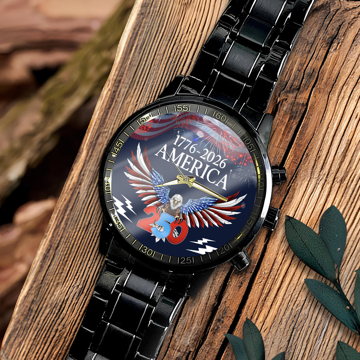 250 Years America Semiquincentennial Men's Wrist Watch HA75 920596