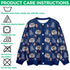 Custom Photo Best Pet Dad Mom Ever - Personalized Ugly Cardigan LM32 897261
