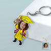 Custom Funny Face Class of 2026 Graduation Keychain, Personalized Gift for Graduate TH10 169163