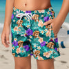 Custom Dog Photo Tropical Style Beach Short For Kid TH10 894105
