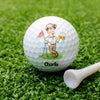 Custom Funny Face Best Dad Best Mom By Par Golf Ball HO82 900808