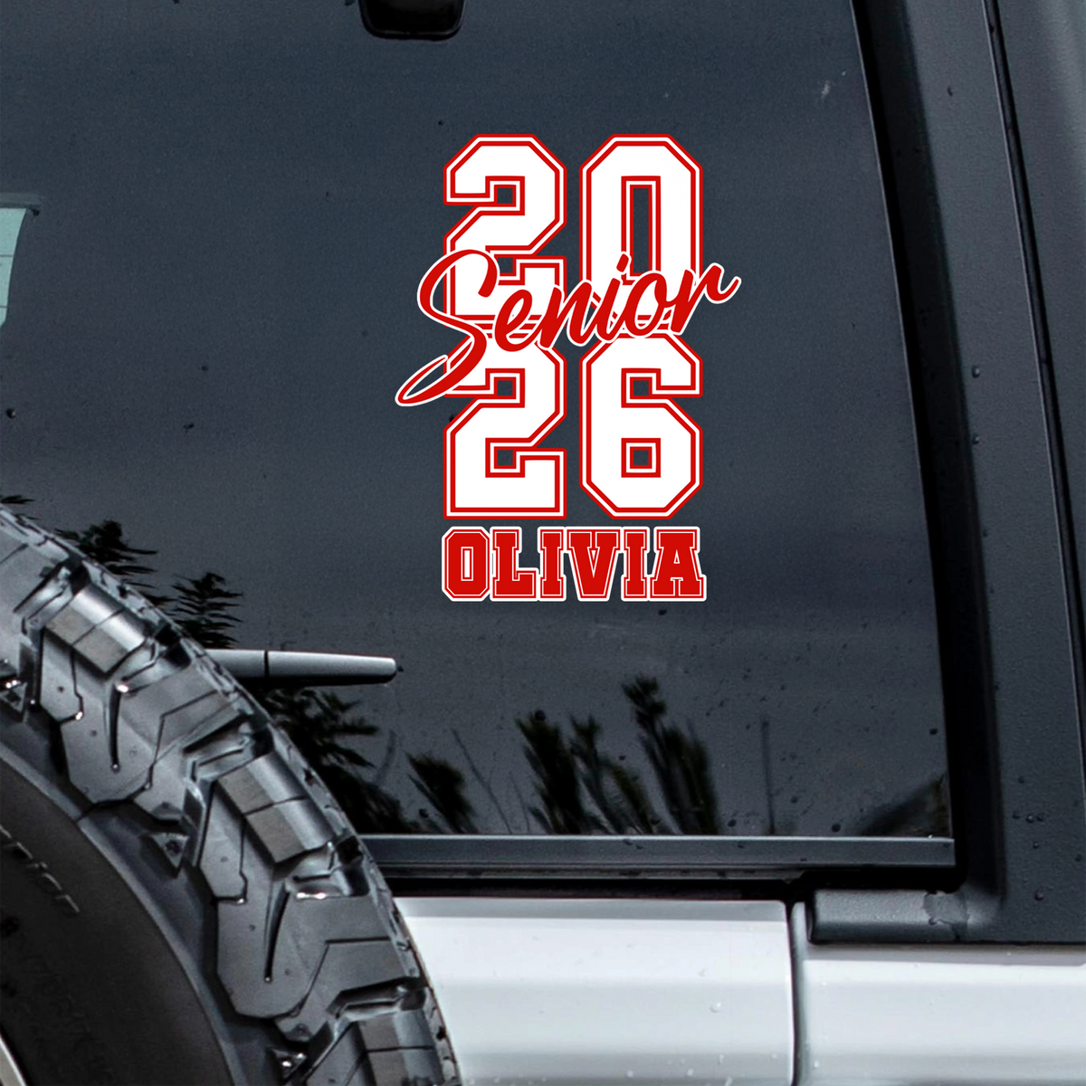 Custom Name Graduation Celebration 2026 Car Window Decal Sticker TH10 898495