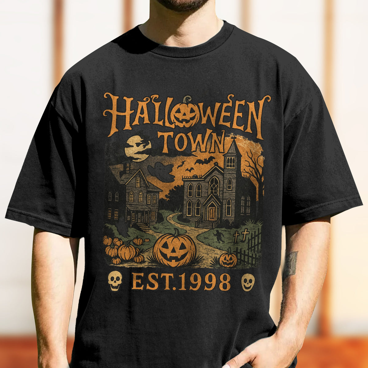 Halloweentown Est. 1998 Vintage 90s Style Halloween Comfort Shirt HA75 892892