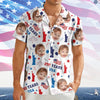 Custom Face Photo 250 Years USA Hawaiian Shirt Patriotic Summer Gift LM32 668907