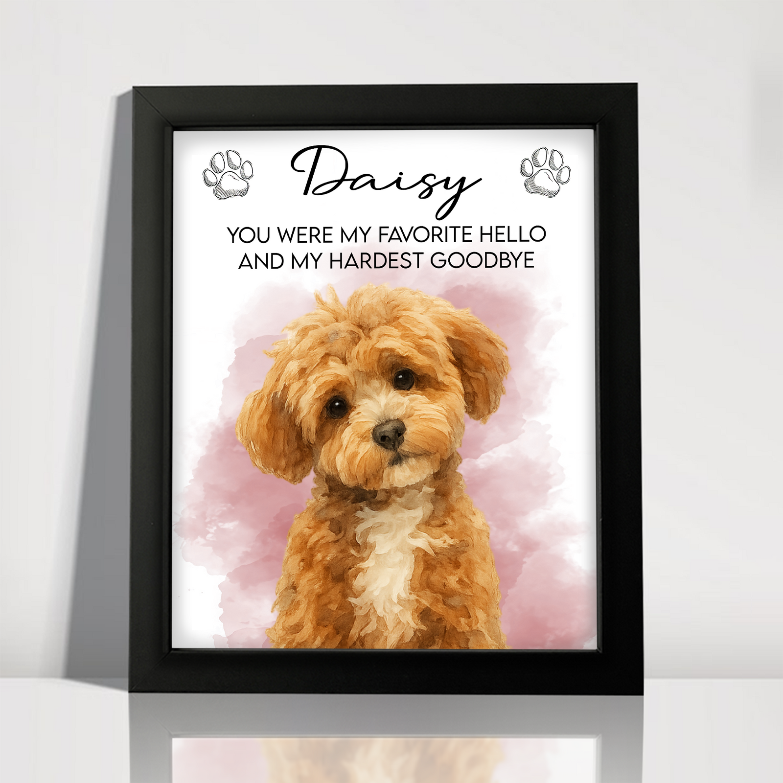 Custom Portrait Photo You Were My Favorite Hello Memorial Picture Frame LM32 893755