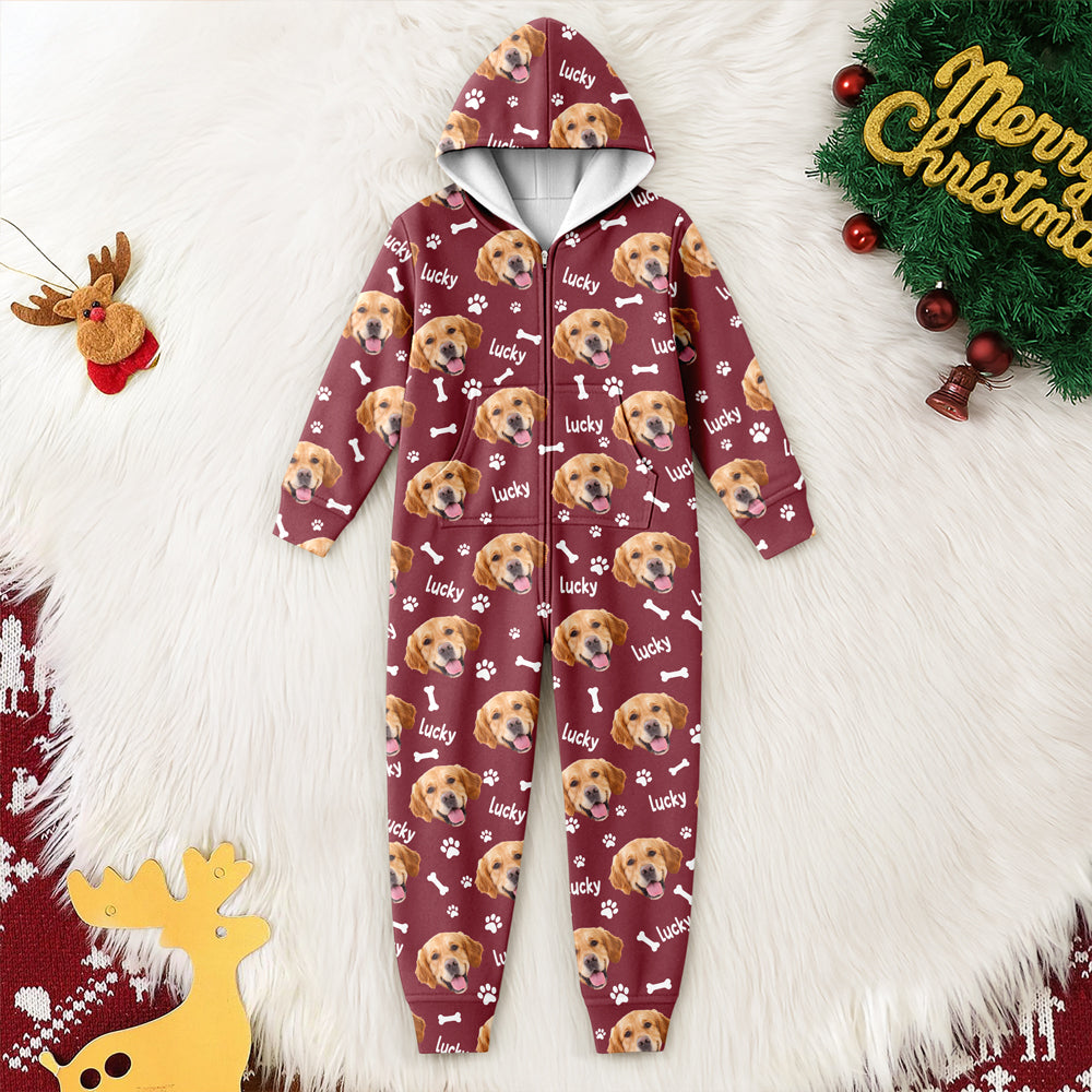 Custom Pet Photo Onesie Pajamas Gift For Pet Lovers CH07 899666
