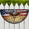 Custom Family Name America 250 Years Of Freedom Non-Pleated Fan Flag TH10 169081