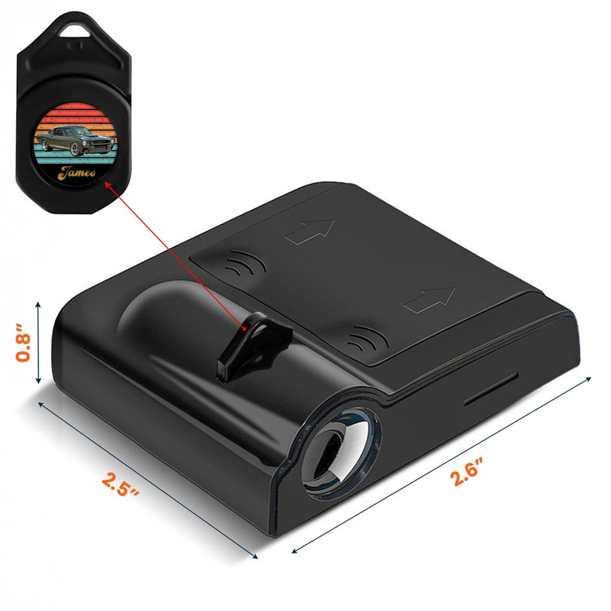 Custom Vintage Retro Car Photo Car Door Projector Light CH07 896424