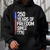250 Years Of Freedom 250th Birthday America Flag 4th Of July Dark Shirt HO82 894800
