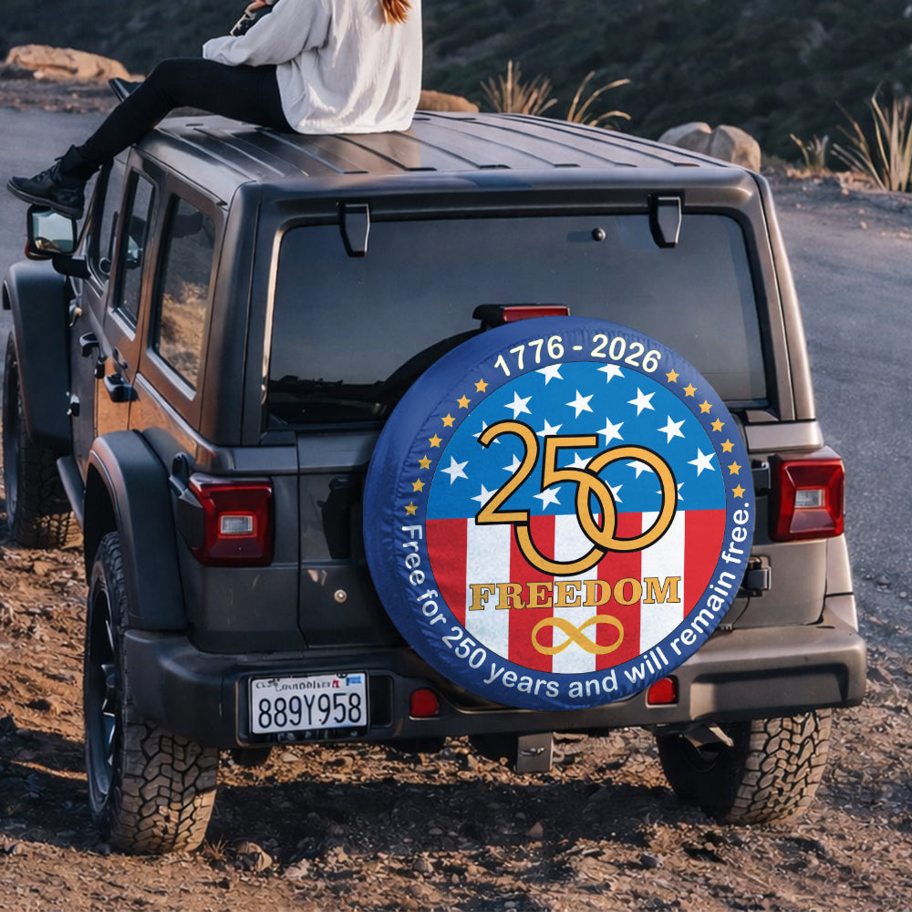 250th Anniversary 1776 - 2026 Patriotic Tire Cover HA75 898960