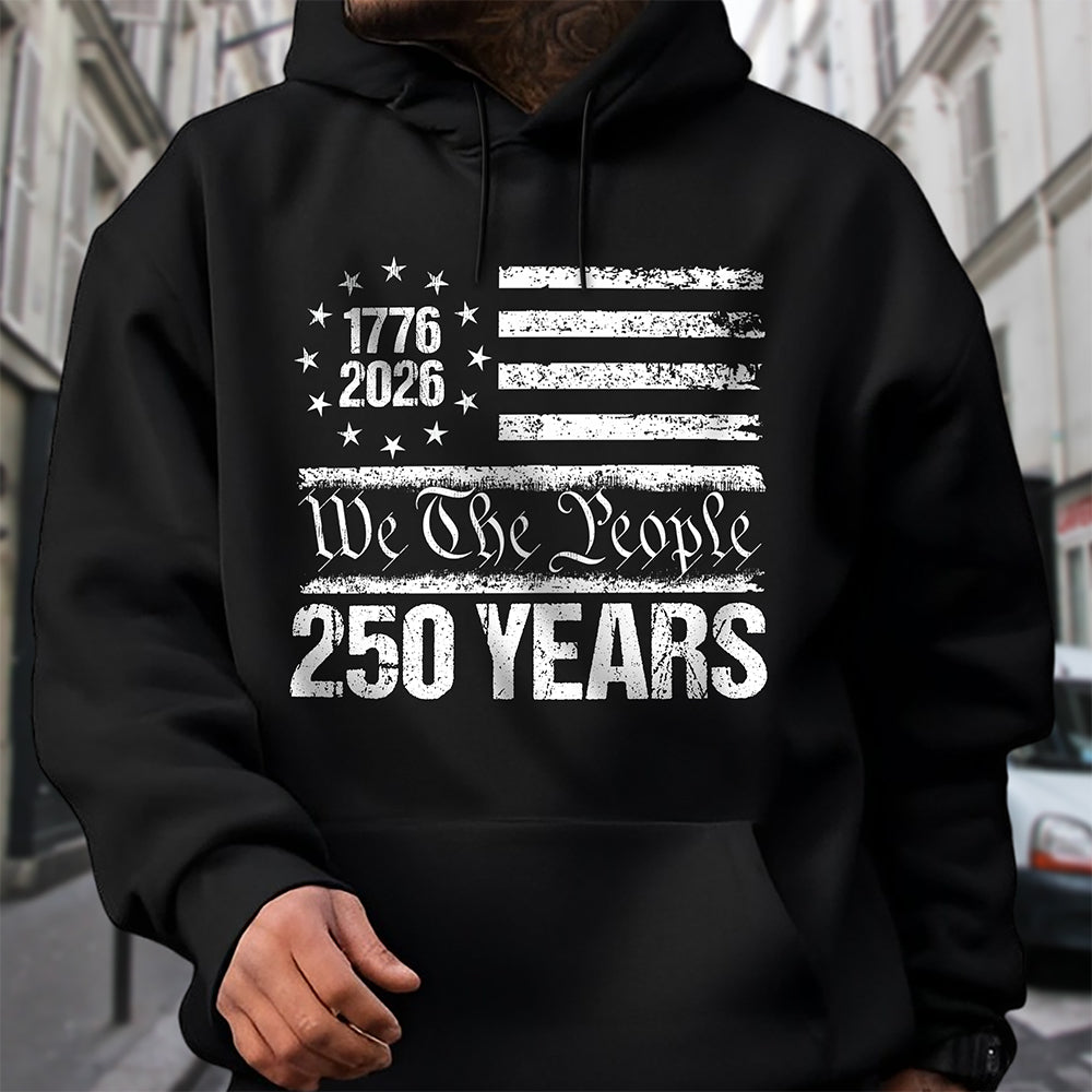 250 Years USA 250th Birthday 1776-2026 Eagle Flag Dark Shirt HO82 894566