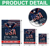Custom Name Faith, Family & Freedom America 250 Years Patriotic Building Brick Blocks HA75 920540