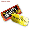 Funny Golden Ticker with Chocolate Wrapper Gift, Valentines Gift For Him, Husband, Boyfriend LM32 899001
