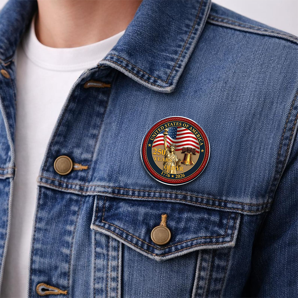 Custom Name United State Of America 250 Years Acrylic Pin TH10 169351