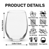 Custom Funny Face Wine Because Raising Tiny Humans Ain’t Easy Wine Glass TH10 169085