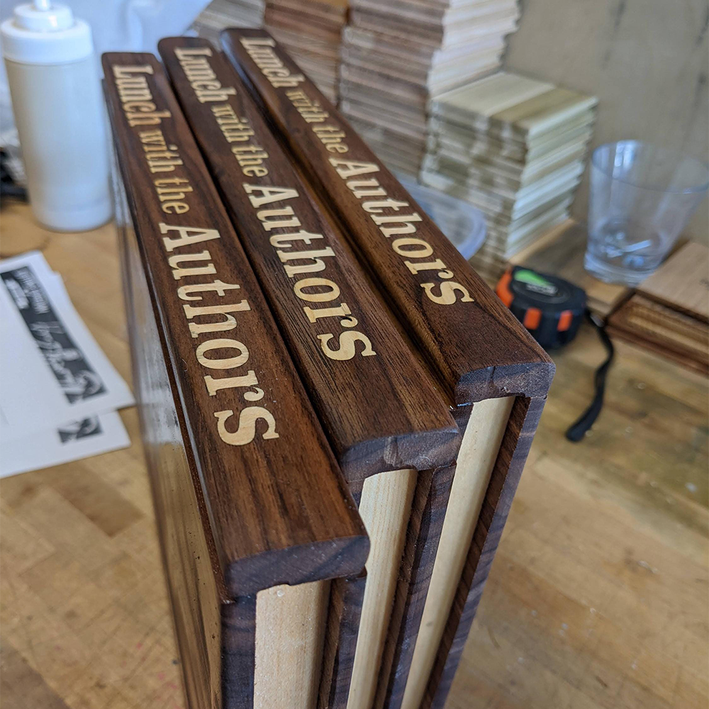 Custom Funny Book Title & Cross Icon Wooden Book-Shaped Cutting Board - Gift For Cooking Lover, Book-lover Boards,Women LM32 897755