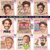 Custom Funny Photo Bachelorette, Birthday Party Tattoos Favors LM32 897663