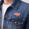 God Bless America - USA Flag Acrylic Pin HA75 920962