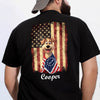 Personalized My Dog Loves America Back Shirt CH07 910538
