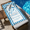 Custom Birthday Trip Beach Towel – Personalized Coastal Vacation Towel, Birthday Gift for Mom LM32 899667