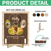 Custom Photo Your Pawprints Are Forever On Our Hearts Memorial 2-Layers Wooden Collar Frame LM32 893787