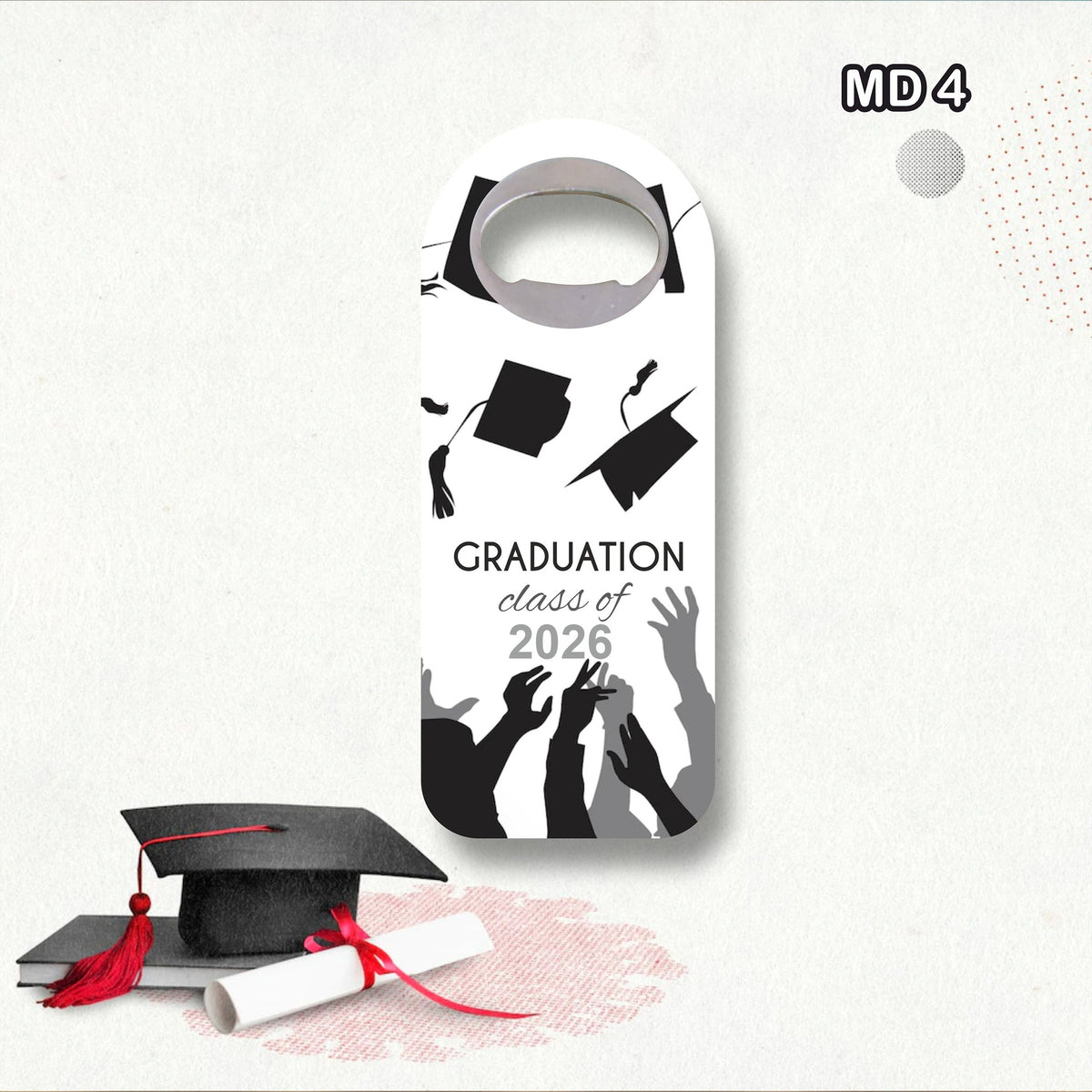 Personalized Graduation Souvenir, Graduation Gift, Bottle Opener Magnet HA75 920450