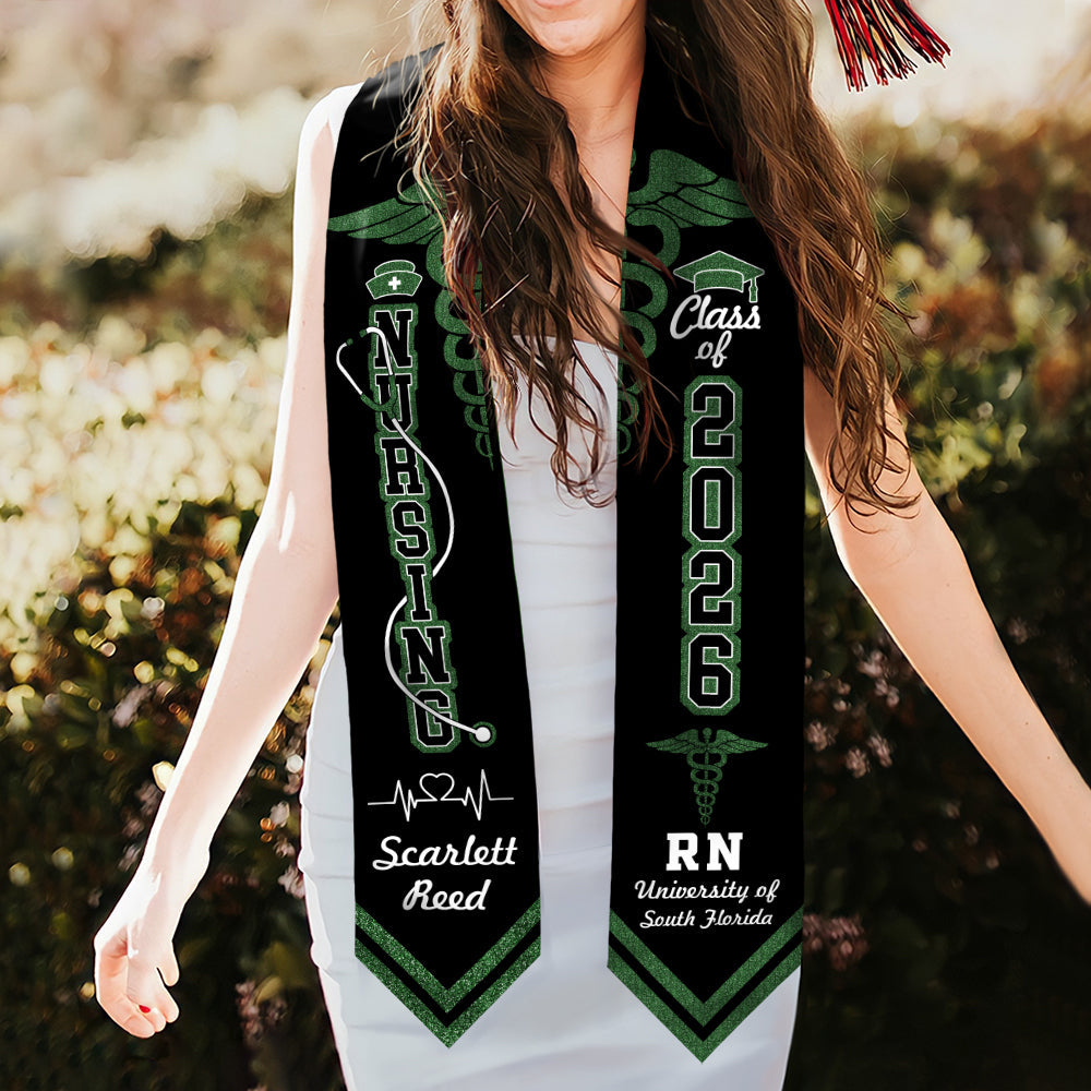 Personalized Nursing Stole Graduate Class Of 2026 HO82 901726